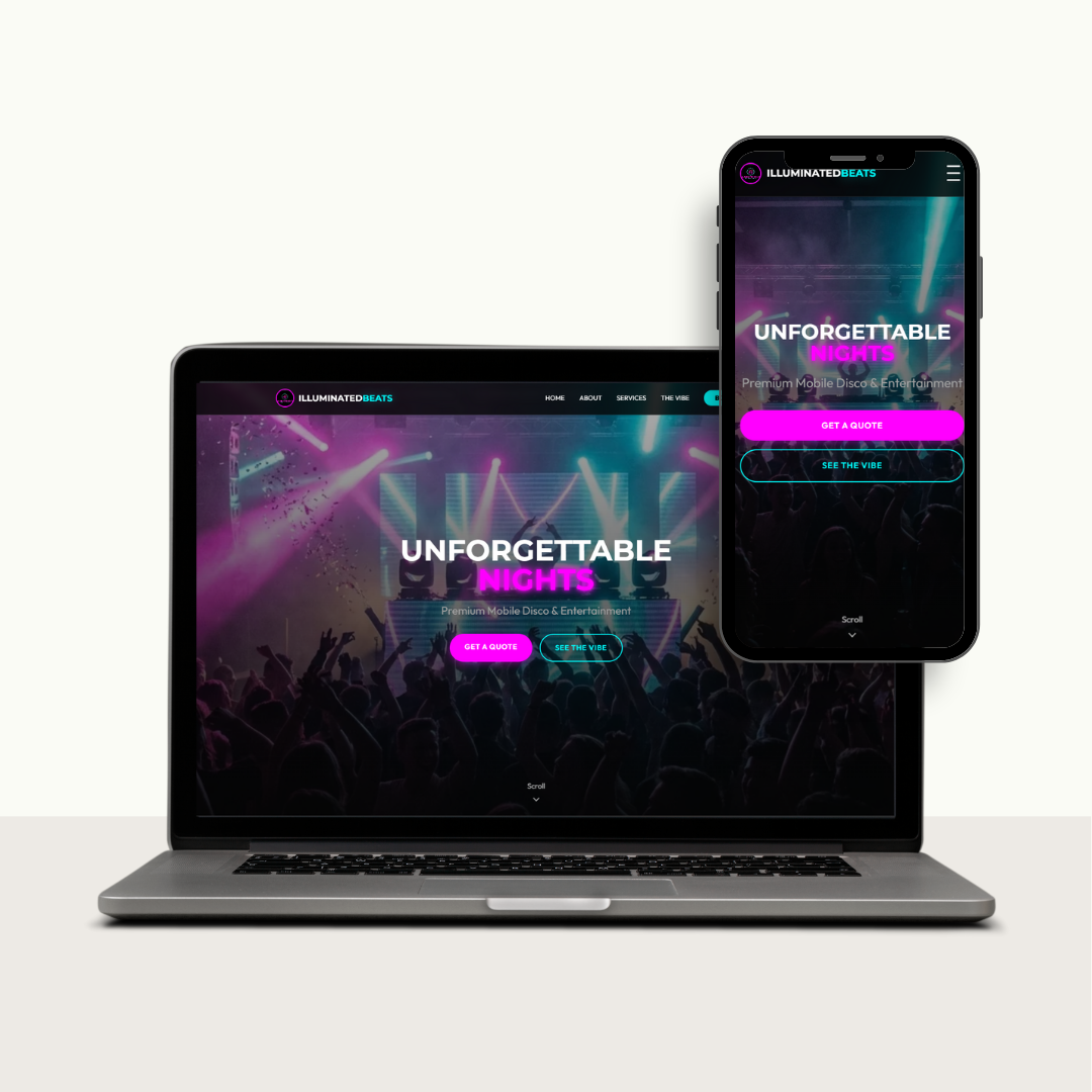 Illuminated Beats Mobile Disco Website